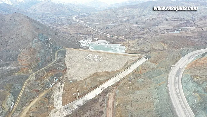 Malatya Hekimhan Karadere Barajında Su Tutuldu