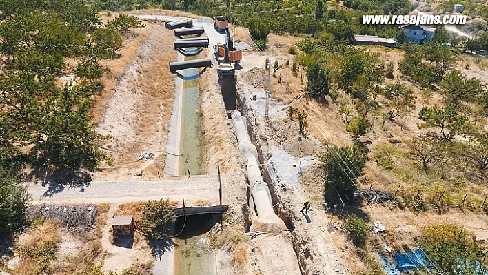 Malatya İçmesuyu  Ana İsale Hattı Yenileniyor