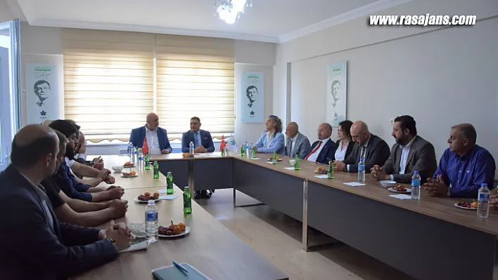 Malatya TSO'dan Gelecek Partisi İl Başkanlığına iadeyi ziyaret