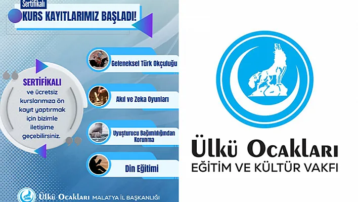 Malatya Ülkü Ocakları'nda Eğitim Zamanı! Kurs Kayıtları Başladı