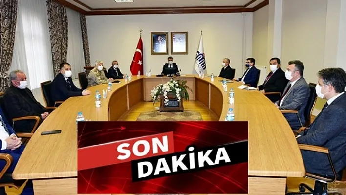 Malatya Valiliği İl Hıfzıssıhha Kurul Kararı (Yeni Kısıtlama ve Tedbirler) açıkladı.