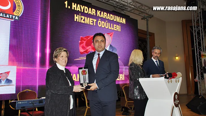 Malatyalıların ablasına MGC den ödül