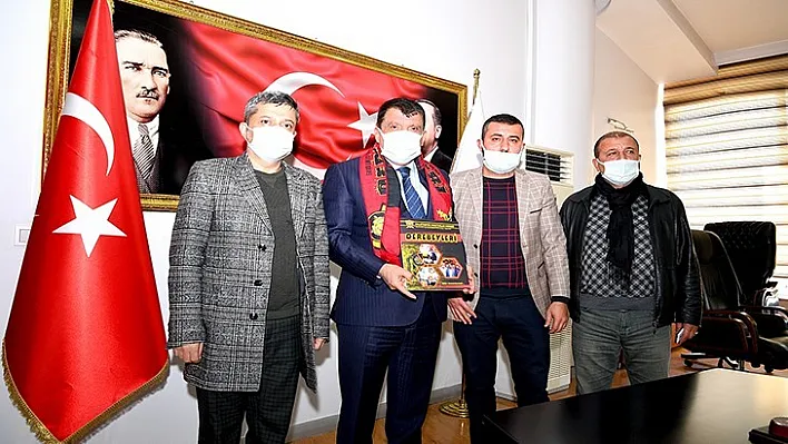 Malatyaspor Taraftarlarından Başkan Gürkan'a Ziyaret