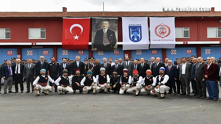 Mansur Yavaş, İtfaiye Erlerinin Yemin Törenine Katıldı