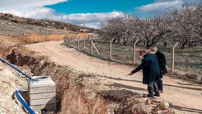 Maski'den Akçadağ'da 5 Mahalleye 20 Bin Metrelik Altyapı