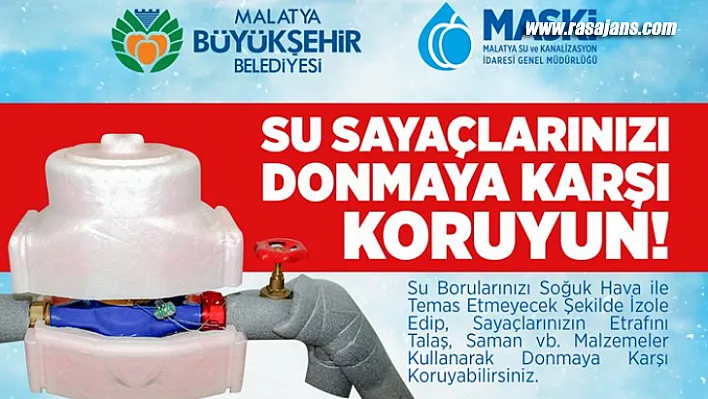 Maski Uyardı! Su Sayaçlarınızı Soğuktan Koruyun