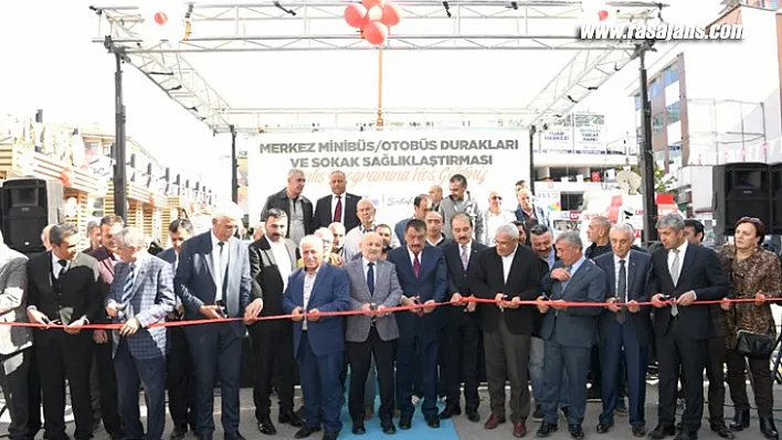 Merkez Minibüs ve Otobüs Duraklarının açılışı gerçekleştirildi