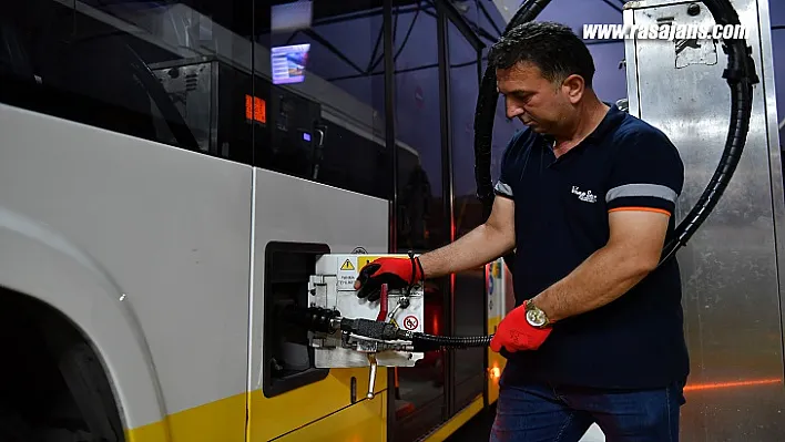 Mersin Büyükşehir, CNG'Lİ Otobüsler İçin Doğalgaz Yakıt Dolum İstasyonu Kurdu