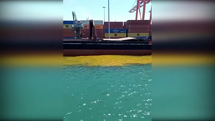Mersin Büyükşehir, Denize Kirli Balast Bırakan Gemiye 1 Milyon 355 Bin Tl Ceza Uyguladı