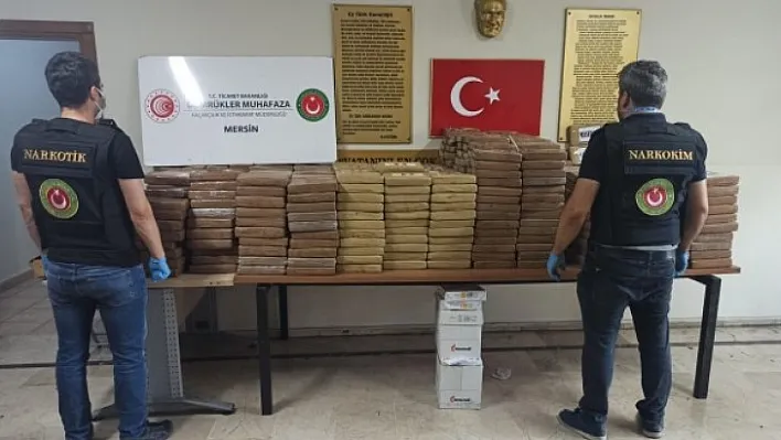 Mersin'de 463 kilo kokain yakalandı