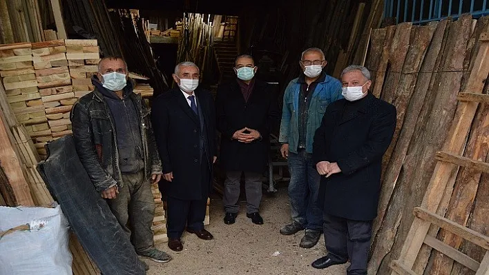 MESOB ve ESKKK Başkanlarından Sanayi Esnafına Ziyaret!