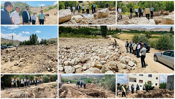 MHP İl Teşkilatı Sel Felaketinin Yaşandığı Bölgede İncelemeler Yaptı