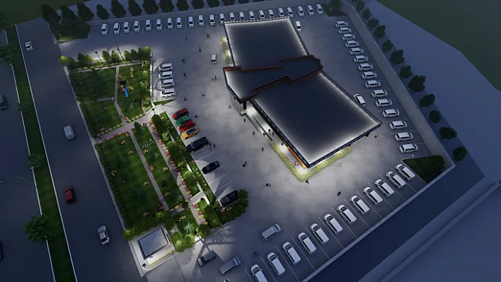 Mini Terminal Binası Projesi İnşaat Çalışmaları Devam Ediyor