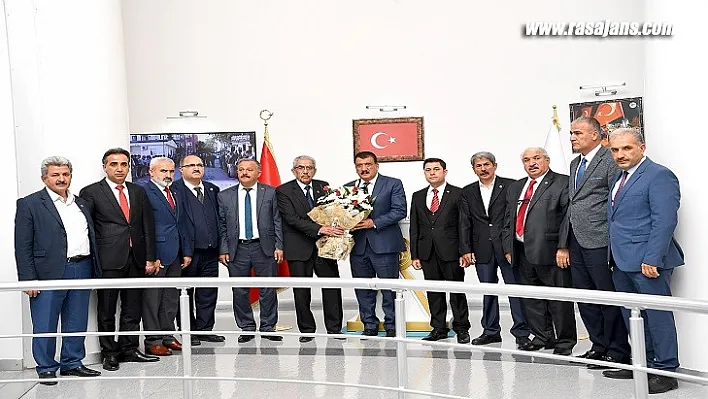 Muhtar Derneklerinden Başkan Gürkan'a Ziyaret