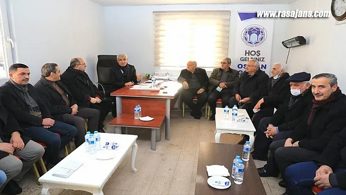 Muhtarlardan Başkan Güder'e Karla Mücadele Teşekkürü