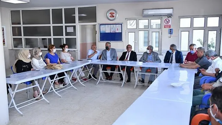 Muhtarlardan Maski'ye Hizmet Teşekkürü