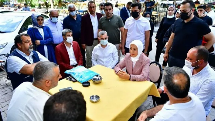 Mv. Çalık İle Başkan Çınar, Gündüzbey Esnafının Taleplerini Dinledi