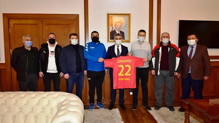 Paş Edirnespor Yönetim Kurulu Üyelerinden Vali Baruş'a Ziyaret