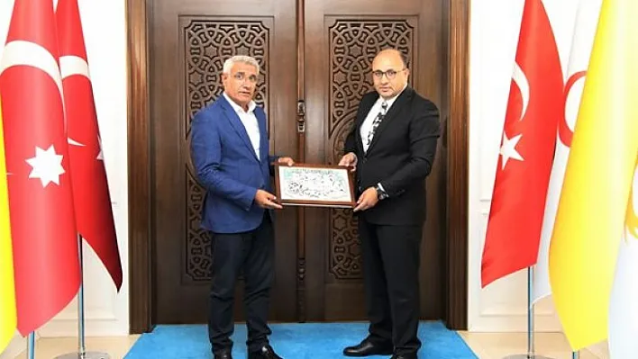 Prof. Dr. Şahin'den Başkan Güder'e Ziyaret