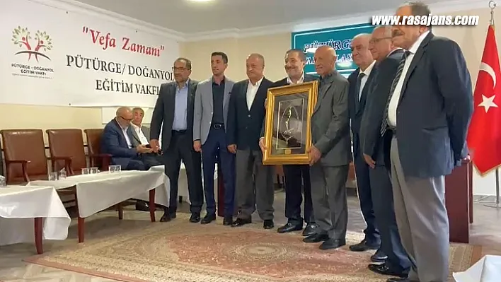 Pütürge-Doğanyol Eğitim Vakfı'ndan 'Vefa Zamanı' Etkinliği