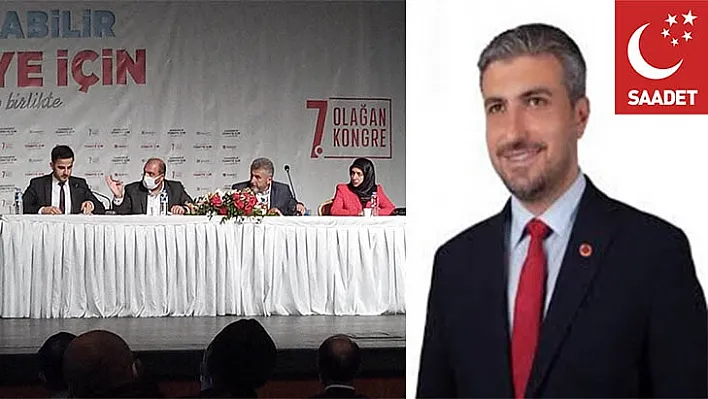 Saadet Partisinde Osman Marasalı Yeniden İl Başkanlığı Görevine Seçildi.