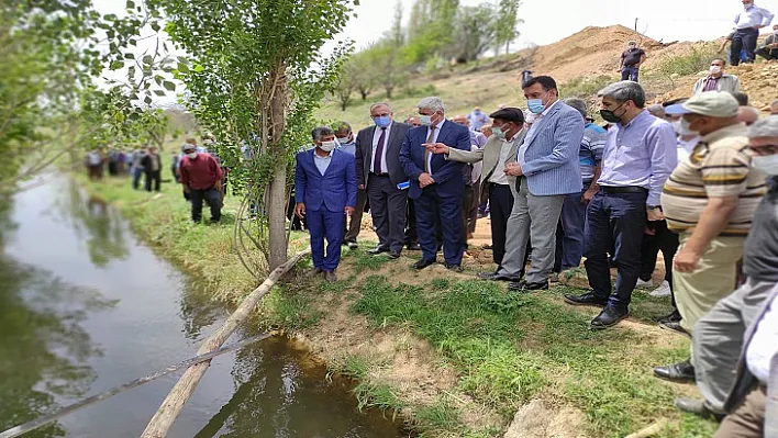 Şahnahanlıların Sulama Kanalı Problemi Çözüldü
