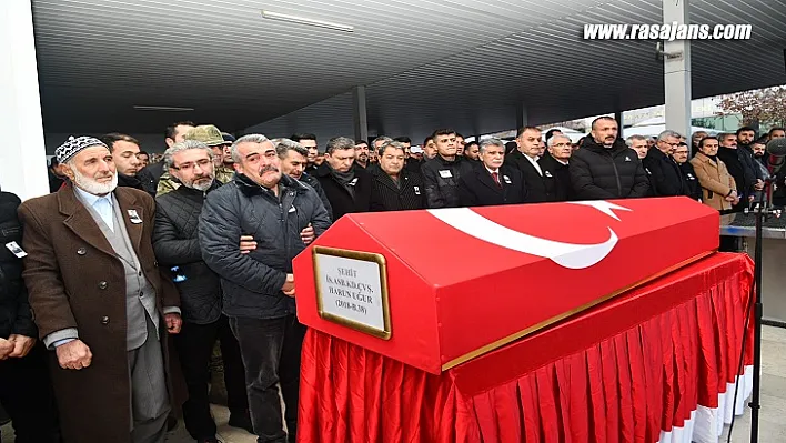 Şehit İs. Asb. Kd. Çvş. Harun Uğur Dualarla Uğurlandı