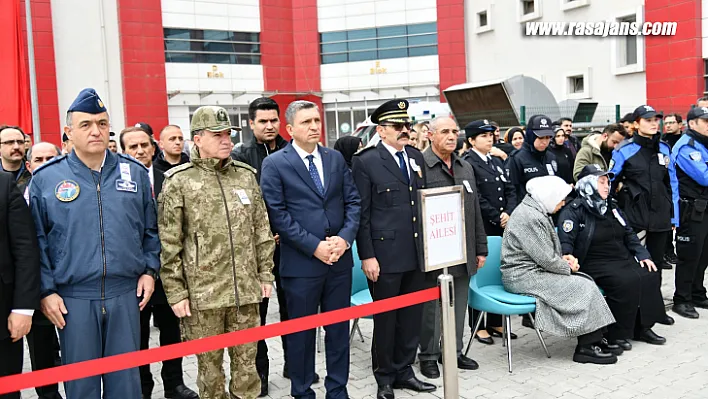 Şehit Kom. Yrd. Ramazan Tülek İçin Emniyet Müdürlüğünde Tören Düzenlendi. 