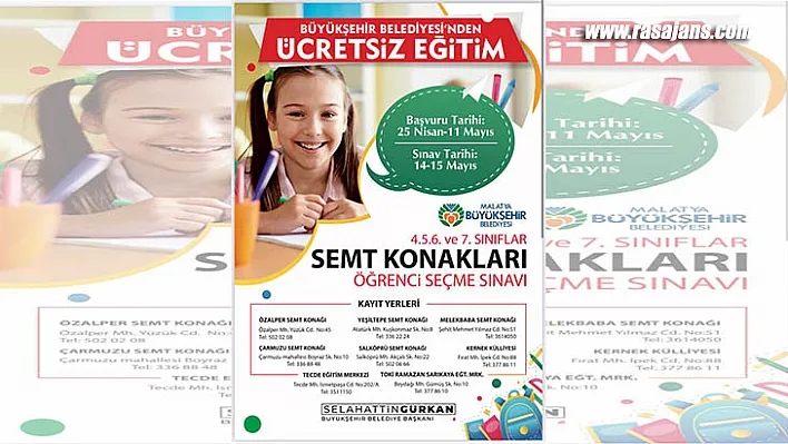 Semt Konakları Öğrenci Seçme Sınavı Başvuruları Başladı