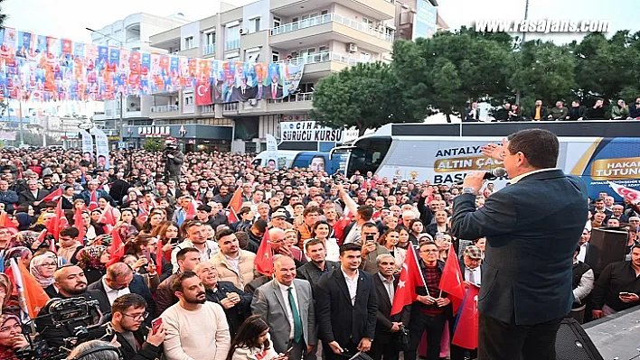 Serik'te mitin gibi SKM açılışı