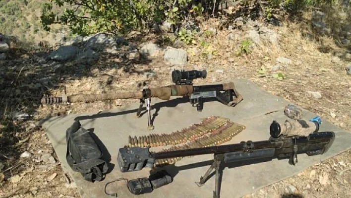 Silah, mühimmat ve yaşam malzemesi ele geçirildi
