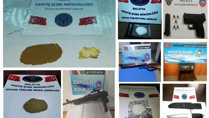 Silah ve Uyuşturucu Ele Geçirildi