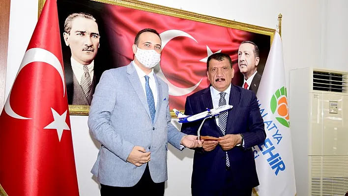 Sunexpress Anadolu Bölge Müdürü Özpekin'den Başkan Gürkan'a Ziyaret