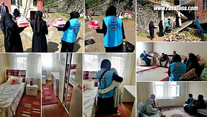 TDV Vakfıkebir Gönüllüleri İki Aile Ve Öğrencileri Sevindirdi