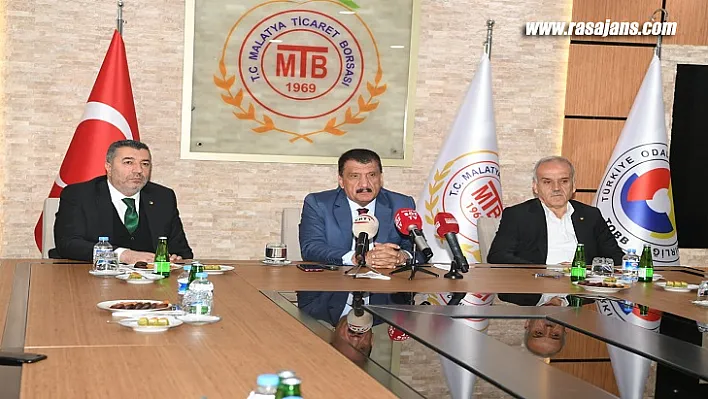 Ticaret Borsası Başkanı Ramazan Özcan ve Yönetimine Ziyaret