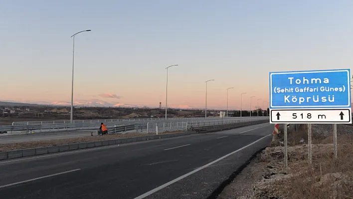 Tohma Köprüsünün yapımı tamamlandı