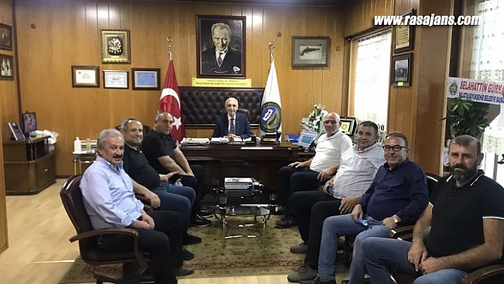 Trabzon Esnaf Temsilcileri Heyetinden ESKKK Bşk. Ali Evren'e Ziyaret