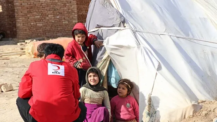 Türk Kızılay'dan Afganistan'daki  İç Göçmenlere Destek