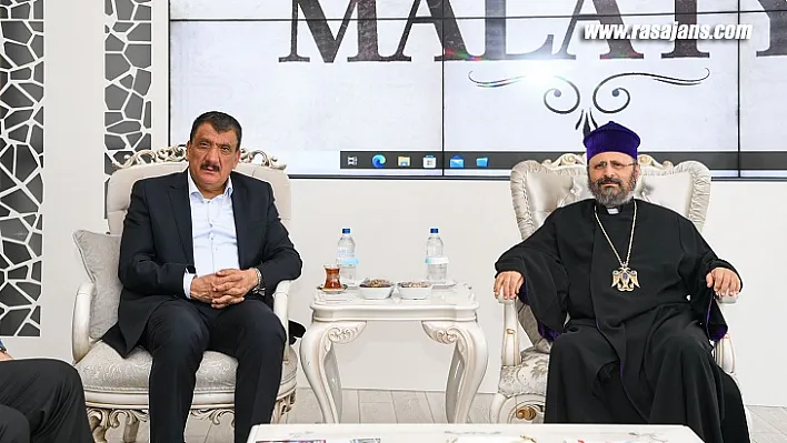 Türkiye Ermeni Patriği Sahak Maşalyan'dan Başkan Gürkan'a Ziyaret
