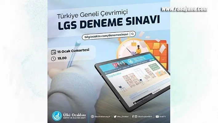 Ülkü Ocaklarından Türkiye'nin en geniş katılımlı LGS Çevrimiçi Sınav
