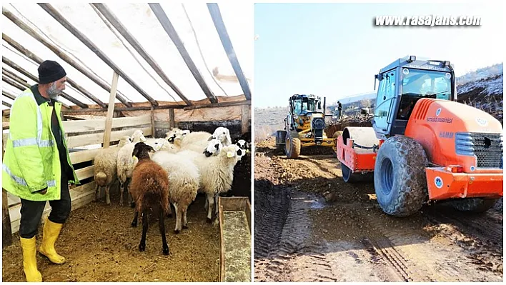 Üreticinin Yol Sorununu Başkan Güder Çözdü