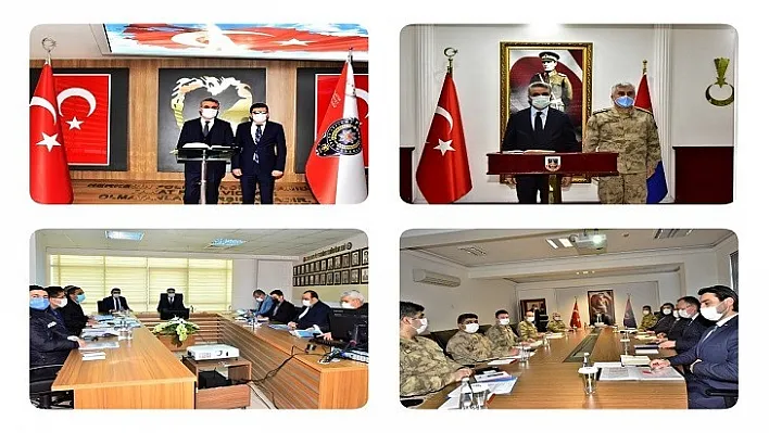 Vali Baruş'a, Emniyet ve Jandarma'dan Brifing