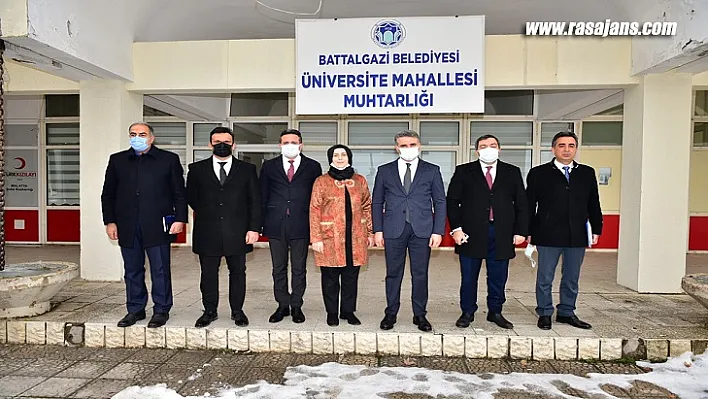 Vali Baruş, Battalgazi Üniversite ve Karabağlar Mahalle Muhtarlarını Ziyaret Etti