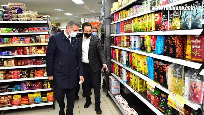 Vali Baruş, Zincir ve Yerel Marketlerde Denetlemelerde Bulundu