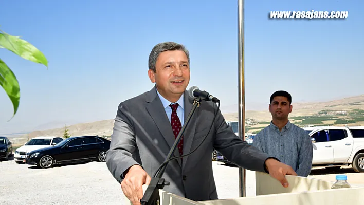 Vali Hulusi Şahin Adnan Başdemir Ortaokulu Temel Atma Törenine Katıldı