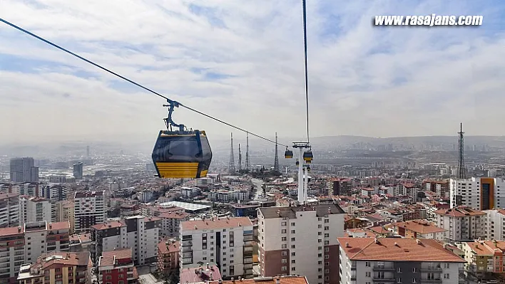 Yenimahalle-Şentepe Teleferik Hattı Sömestirde Bakıma Alınacak