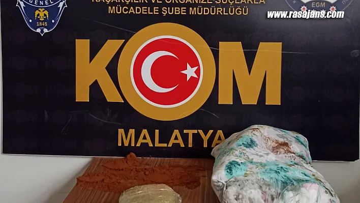 Yolcu Otobüsünde Esrar ele geçirildi