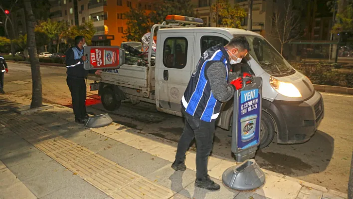 Zabıtadan Yol ve Kaldırım İşgali Yapan İşletmelere Yaptırım