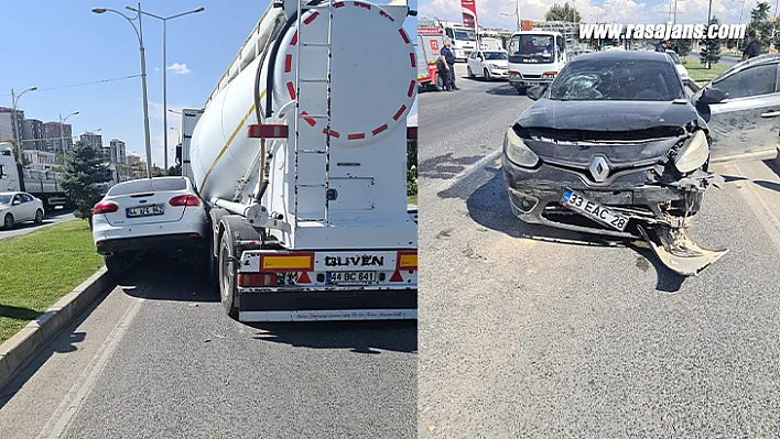 Zincirleme Trafik Kazası 1 Yaralı