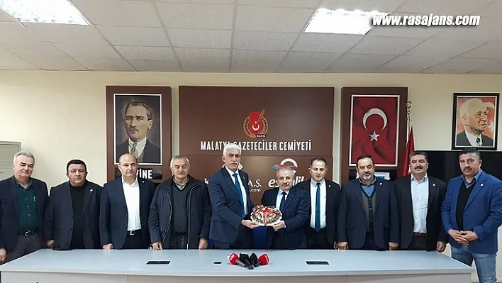 Ziraat Odaları Başkanları Gazeteciler Cemiyetini Ziyaret Etti